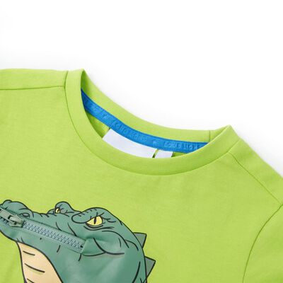 T-shirt pour enfants vert citron 140