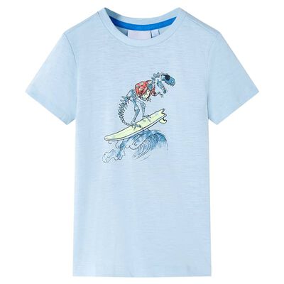 T-shirt pour enfants bleu clair 92