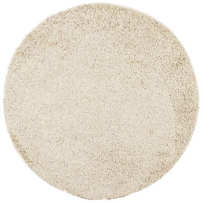 vidaXL Tapis shaggy PAMPLONA poils longs moderne doré Ø 200 cm