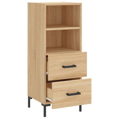 vidaXL Buffet Chêne sonoma 34,5x34x90 cm Bois d'ingénierie