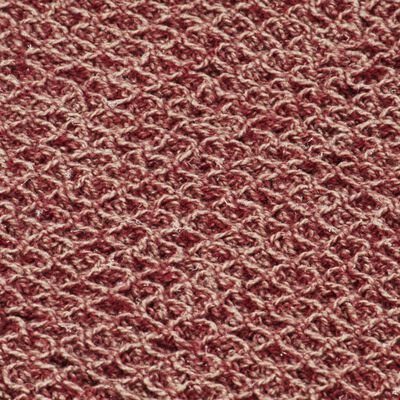 vidaXL Couverture en coton 125 x 150 cm Bordeaux