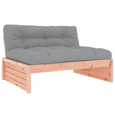 vidaXL Salon de jardin 5 pcs avec coussins bois massif douglas