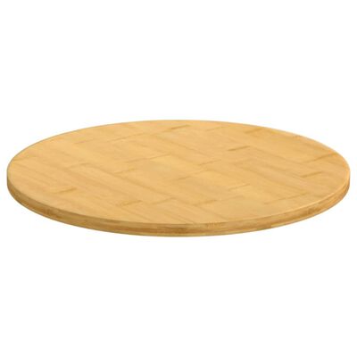 vidaXL Dessus de table Ø30x1,5 cm bambou