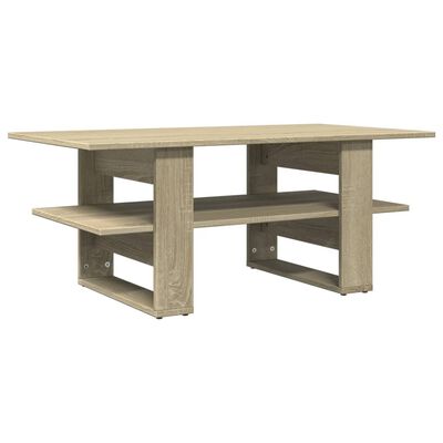 vidaXL Table basse chêne sonoma 102x55x42 cm bois d'ingénierie