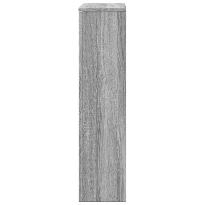 vidaXL Cache-radiateur sonoma gris 78x20x82 cm bois d'ingénierie