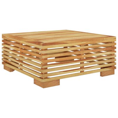 vidaXL Salon de jardin 5 pcs avec coussins Bois de teck solide