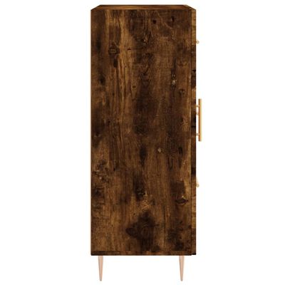 vidaXL Buffet chêne fumé 69,5x34x90 cm bois d'ingénierie