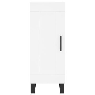 vidaXL Buffet blanc 34,5x34x90 cm bois d'ingénierie