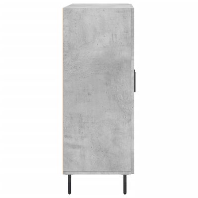 vidaXL Buffet gris béton 69,5x34x90 cm bois d'ingénierie