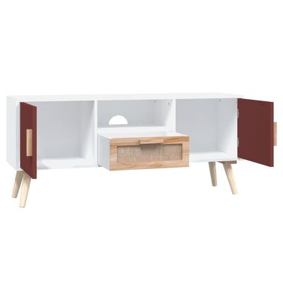 vidaXL Meuble TV avec portes 105x30x45 cm bois d'ingénierie