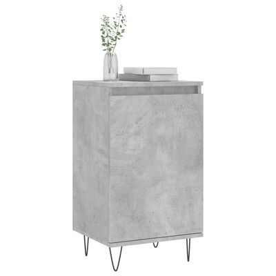 vidaXL Buffets 2 pcs gris béton 40x35x70 cm bois d'ingénierie