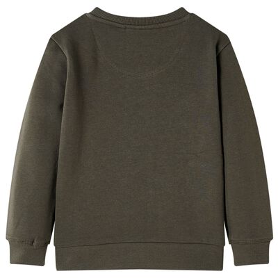 Sweatshirt pour enfants kaki 92