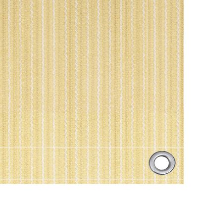 vidaXL Tapis de tente beige 250x250 cm PEHD