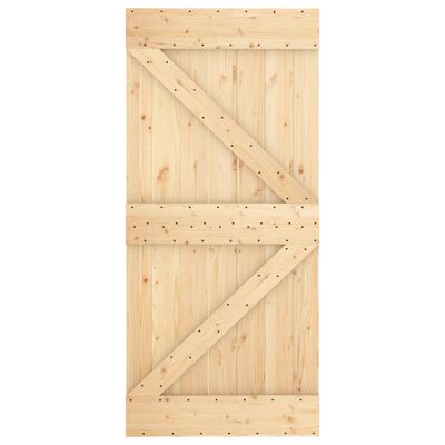 vidaXL Porte NARVIK 95x210 cm bois massif de pin