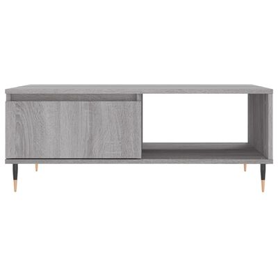 vidaXL Table basse sonoma gris 90x60x35 cm bois d'ingénierie