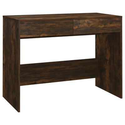 vidaXL Bureau Chêne fumé 101x50x76,5 cm Aggloméré