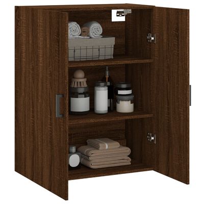 vidaXL Armoire murale chêne marron 69,5x34x90 cm