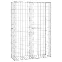 vidaXL Panier de gabion avec couvercle Fil galvanisé 150 x 100 x 30 cm