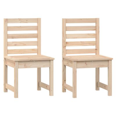 vidaXL Chaises de jardin lot de 2 50x48x91,5 cm bois massif de pin