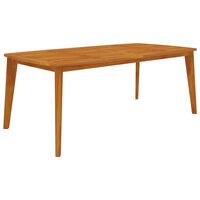 vidaXL Table de jardin 200x100x75 cm Bois d'acacia solide