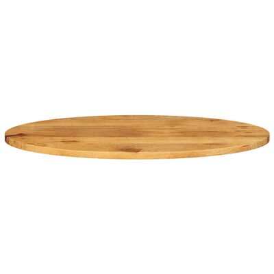 vidaXL Dessus de table 80x40x2,5 cm ovale bois massif de manguier