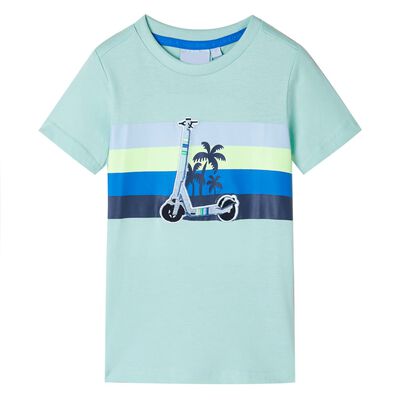 T-shirt pour enfants menthe clair 104