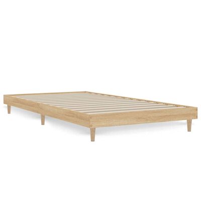 vidaXL Cadre de lit sans matelas chêne sonoma 90x200 cm