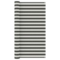 vidaXL Tapis de tente 200x300 cm Anthracite et blanc