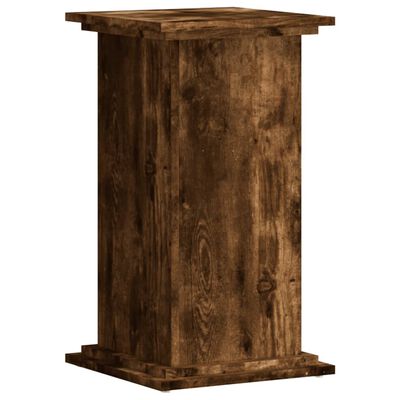 vidaXL Support pour plantes chêne fumé 33x33x60 cm bois d'ingénierie