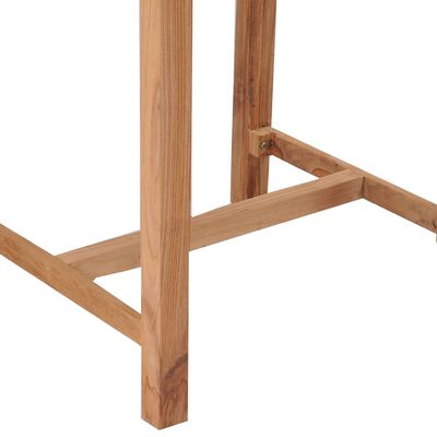 vidaXL Table de bar de jardin 60x60x105 cm bois de teck solide