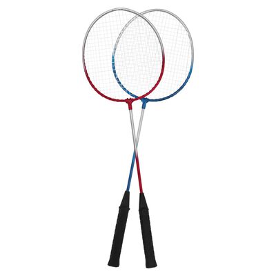 vidaXL Set de badminton avec 4 raquettes et filet 620x151 cm