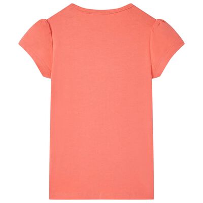 T-shirt pour enfants corail 92