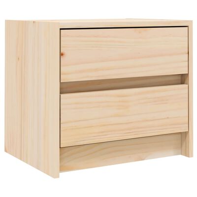 vidaXL Tables de chevet 2 pcs 40x31x35,5 cm bois de pin massif