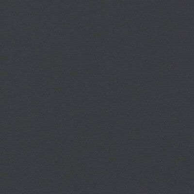 vidaXL Coussin de chaise de terrasse noir (75+105)x50x4 cm