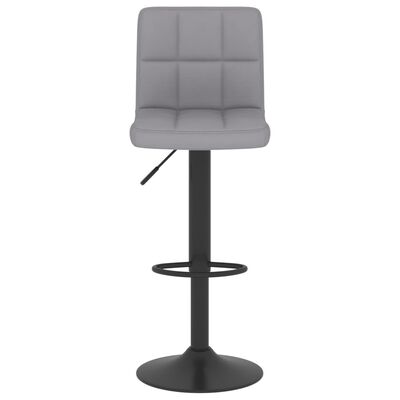 vidaXL Tabouret de bar Gris clair Tissu