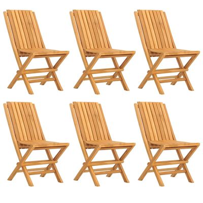 vidaXL Ensemble à manger de jardin 7 pcs Bois de teck solide