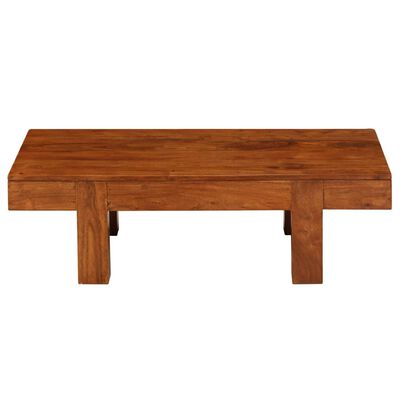 vidaXL Table basse Bois d'acacia solide avec finition miel 100x50x30cm