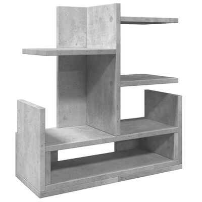 vidaXL Organisateur de bureau gris béton 49x20x52,5 cm