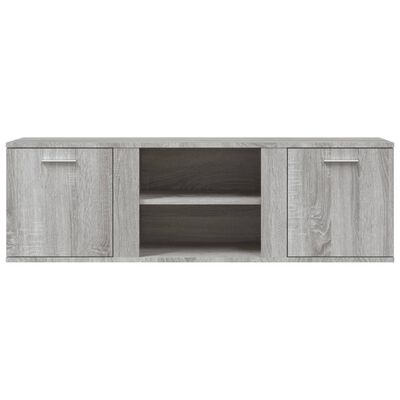 vidaXL Meuble TV sonoma gris 120x34x37 cm bois d'ingénierie