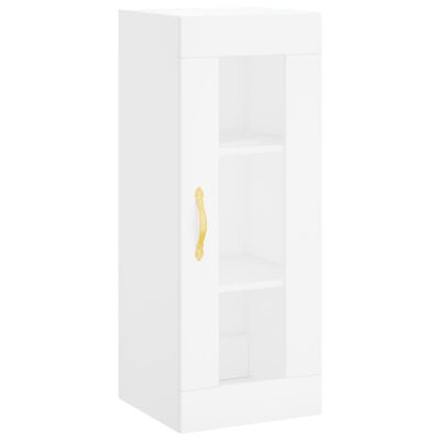 vidaXL Armoire murale blanc 34,5x34x90 cm