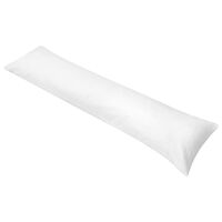 vidaXL Oreiller de dormeur latéral 40 x 145 cm Blanc