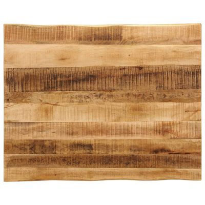 vidaXL Dessus de table bord vivant 90x80x2,5 cm bois de manguier brut