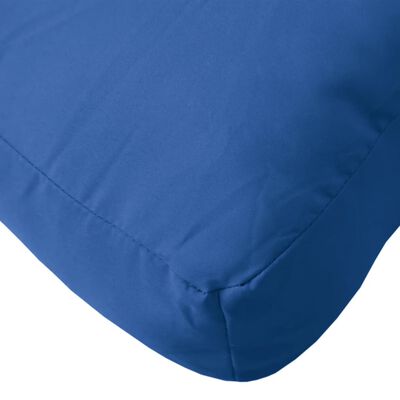 vidaXL Coussin de palette bleu royal tissu