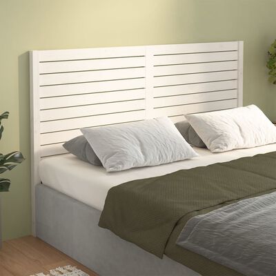 vidaXL Tête de lit Blanc 206x4x100 cm Bois massif de pin