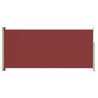 vidaXL Auvent latéral rétractable de patio 140x300 cm Rouge