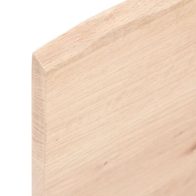 vidaXL Étagère murale 60x20x2 cm bois de chêne massif non traité