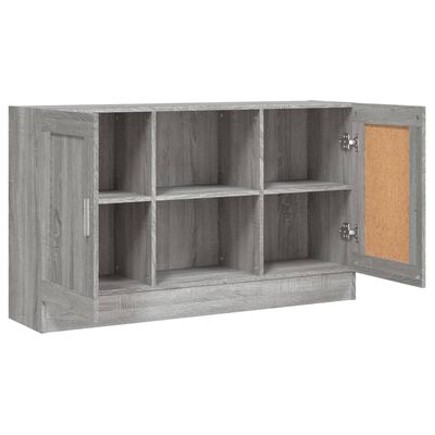 vidaXL Buffet Sonoma gris 120x30,5x70 cm Bois d'ingénierie