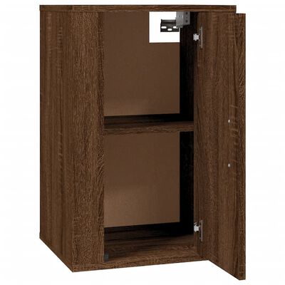 vidaXL Meubles TV muraux 2 pcs Chêne marron 40x34,5x60 cm