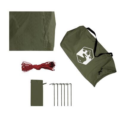 vidaXL Bâche de camping vert olive 438x376x212 cm imperméable