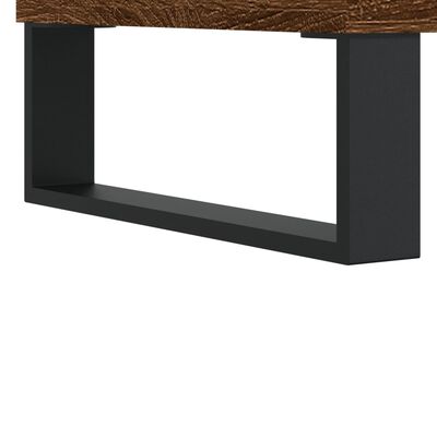 vidaXL Table de chevet chêne marron 40x35x47,5 cm bois d’ingénierie